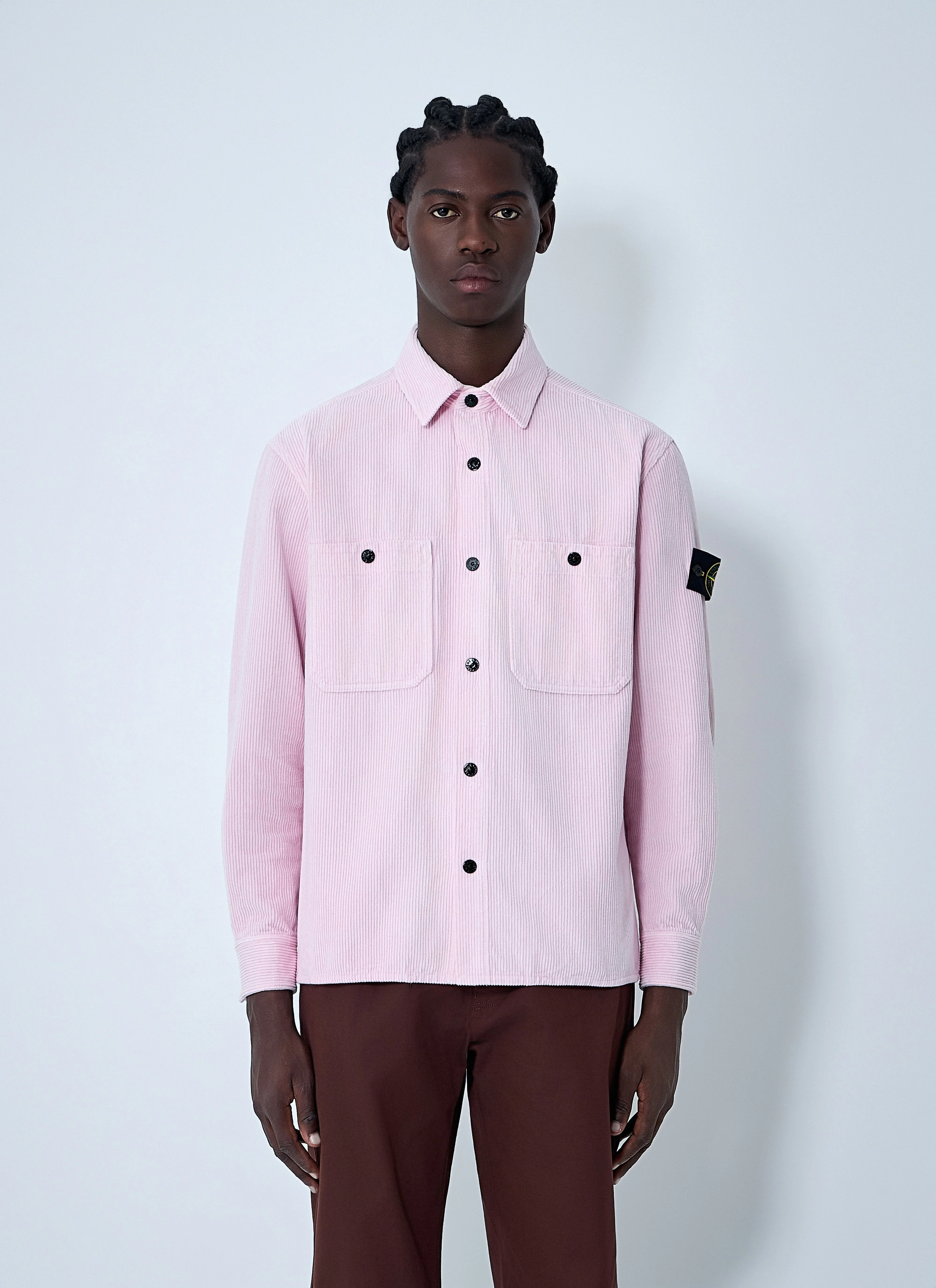 Stone Island Men Compass Patch Shirt - 1