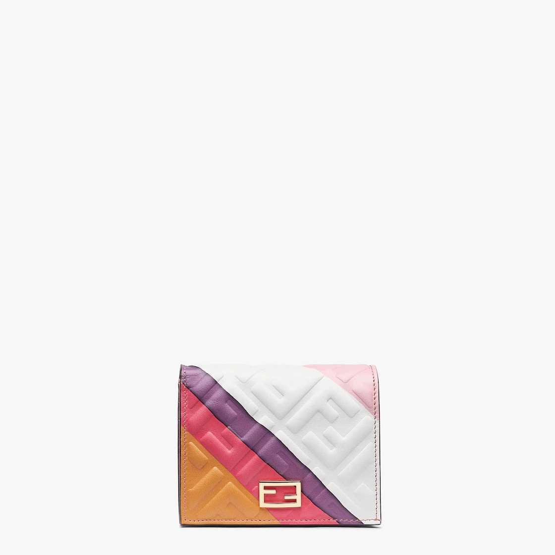 White nappa leather wallet - 1