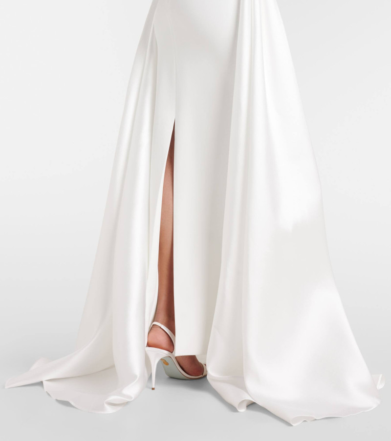 Vera satin bustier gown 5