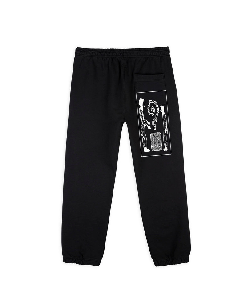 BRAIN DEAD Psychic Studies Sweatpant - Black outlook