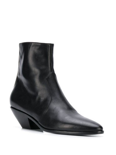 SAINT LAURENT West 45 leather ankle boots outlook