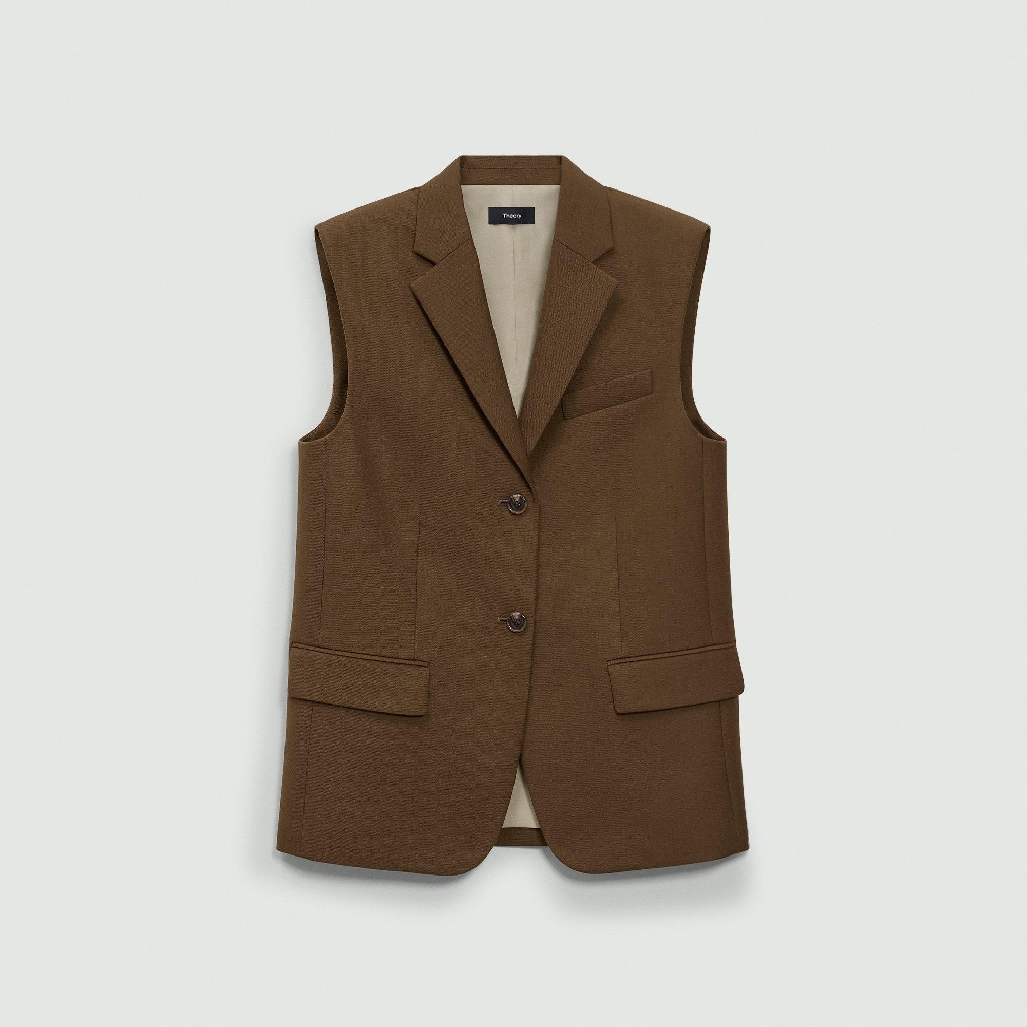 Oversized Vest in Wool-Blend - 1