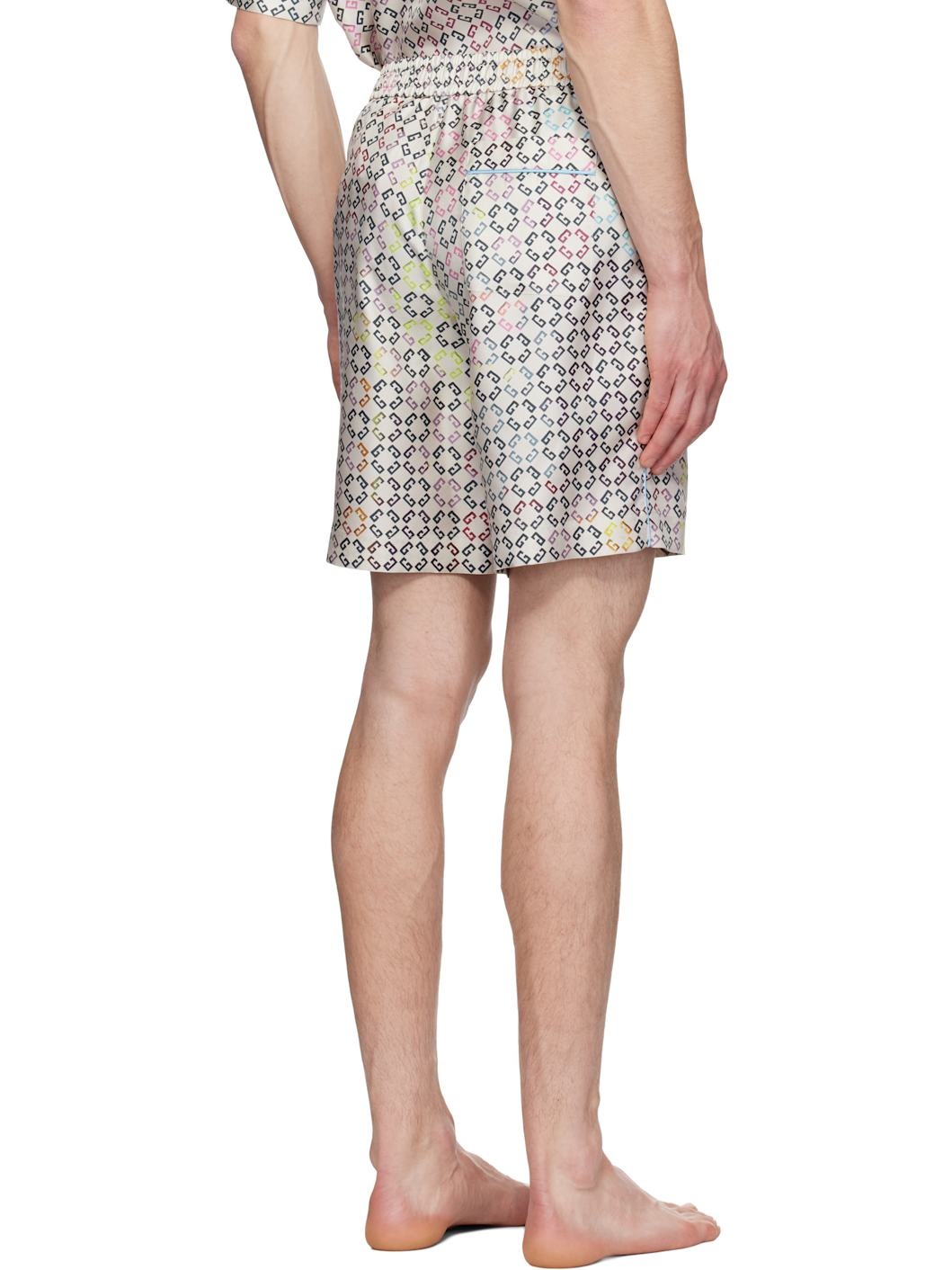 Multicolor Monogram 72 Drawstring Pyjama Shorts - 3