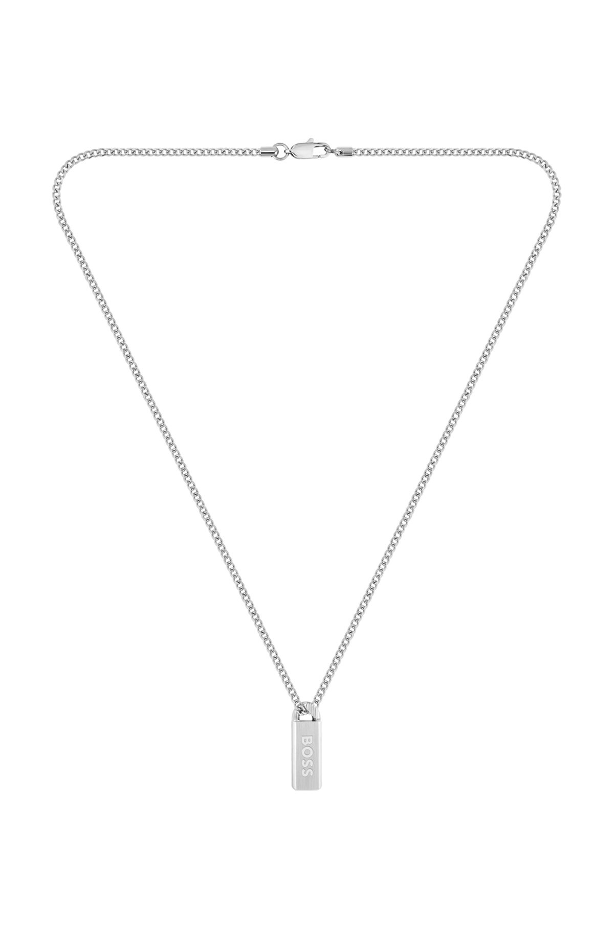NECKLACE WITH LOGO PLATE - 3
