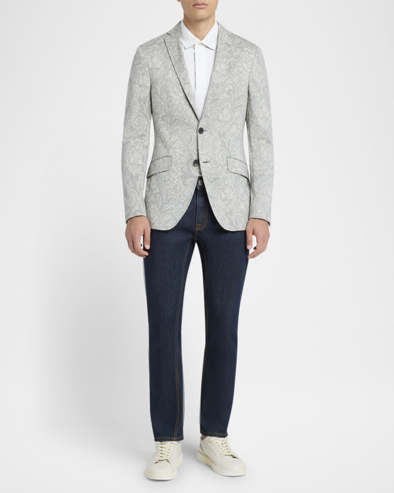 Etro Men's Cotton Paisley Jacquard Two-Button Sport Jacket outlook