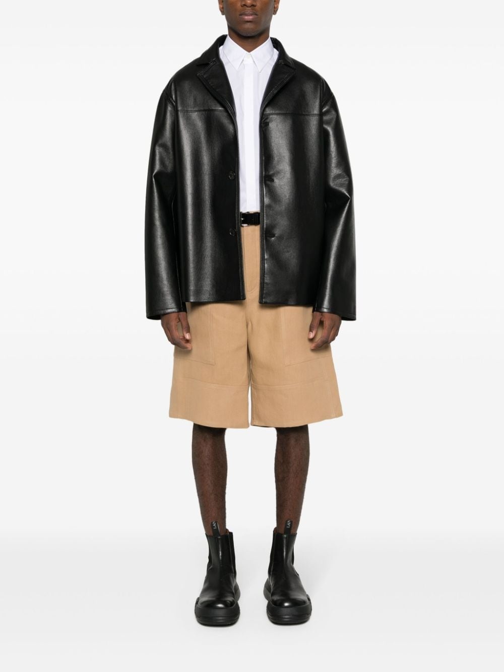 canvas bermuda shorts - 2