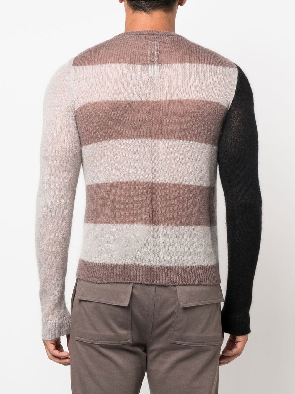 colour-blocked striped jumper - 4