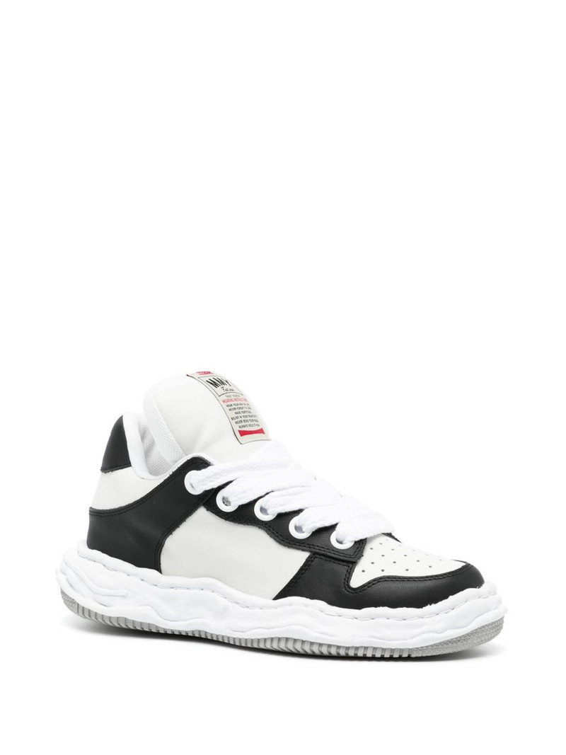Maison MIHARAYASUHIRO Wayne low-top leather sneakers outlook