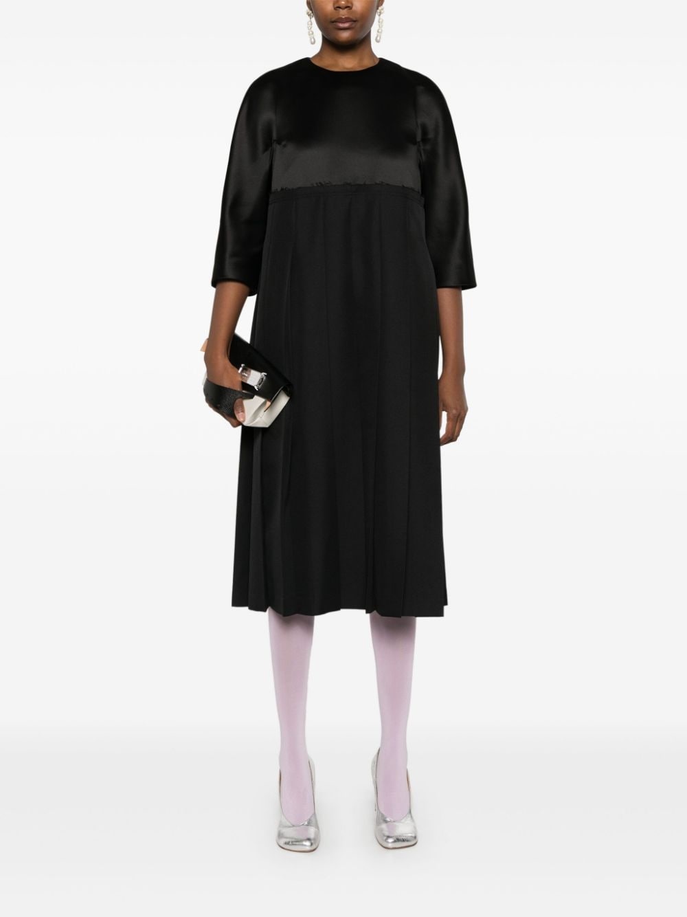 pleated midi dress - 2