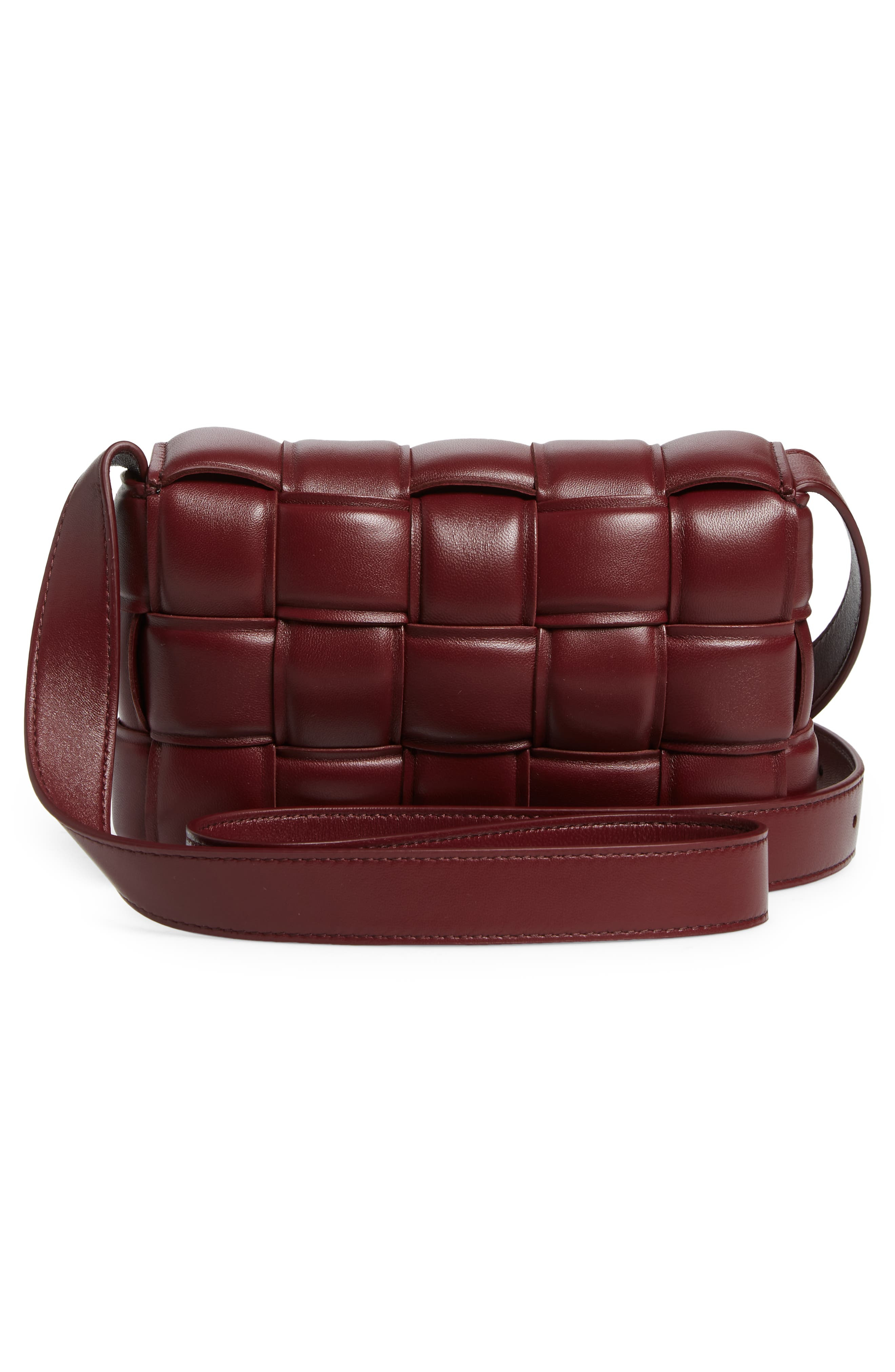 Small Padded Cassette Intrecciato Leather Crossbody Bag - 3