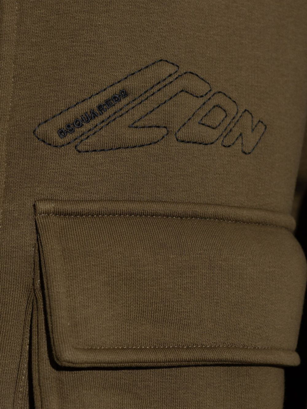 embroidered-logo hoodie - 5