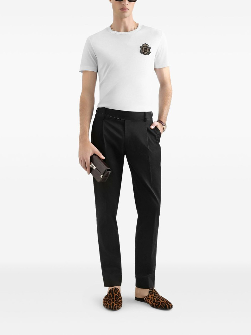 Dolce & Gabbana crest-appliqué T-shirt outlook