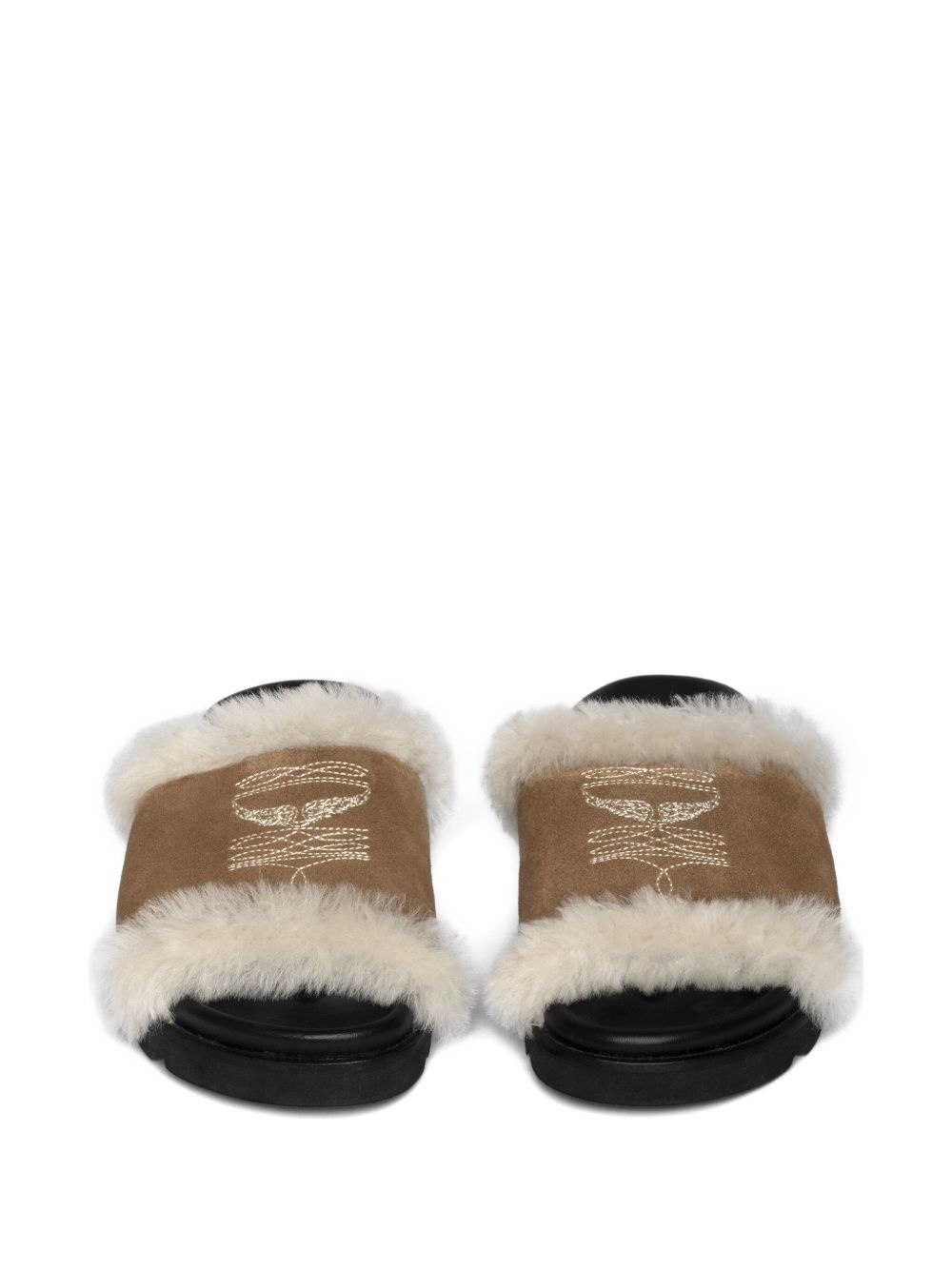 embroidered sandals - 2