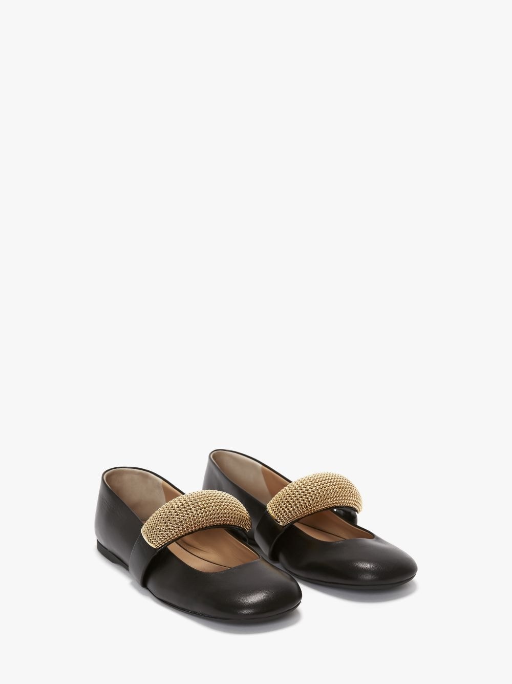 BUBBLE BRACELET LEATHER BALLET FLATS - 2