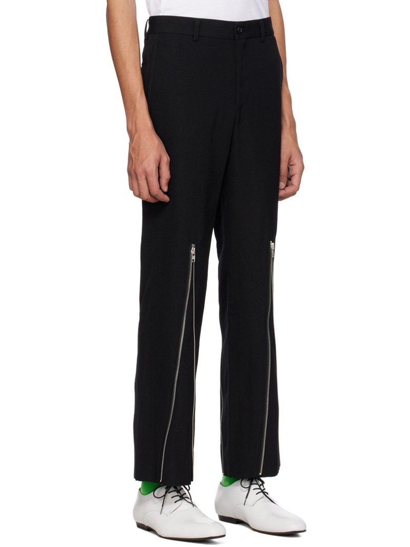 Black Zip Trousers 2