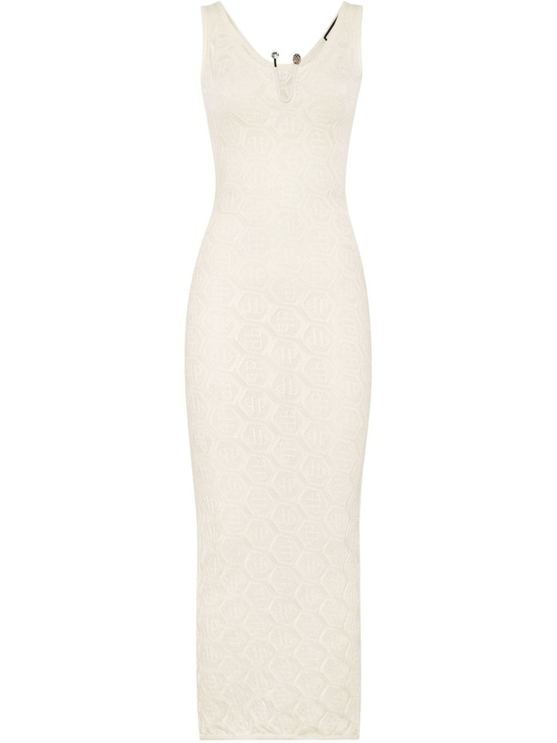 monogram midi dress 1