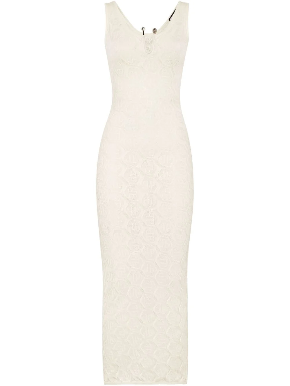 monogram midi dress - 1