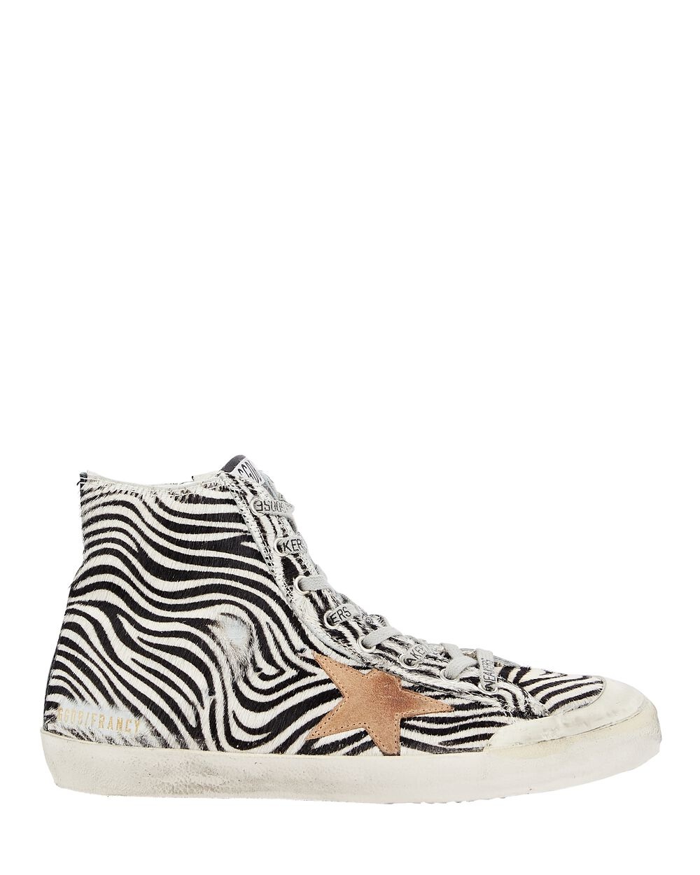 Francy Zebra High-Top Sneakers - 1