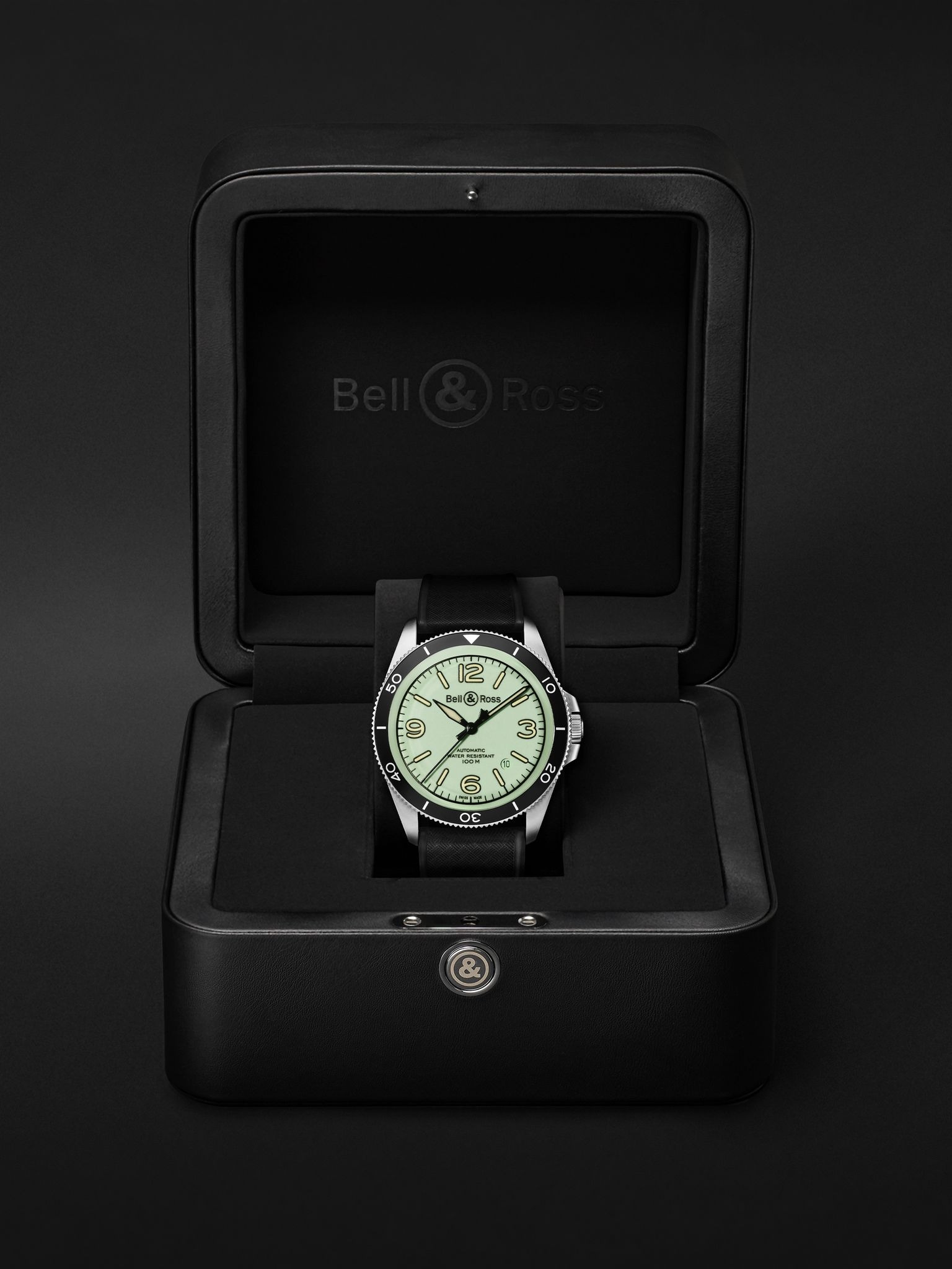 BR V2-92 Full Lum Limited Edition Automatic 41mm Stainless Steel and Rubber Watch, Ref. No. BRV292-L - 7
