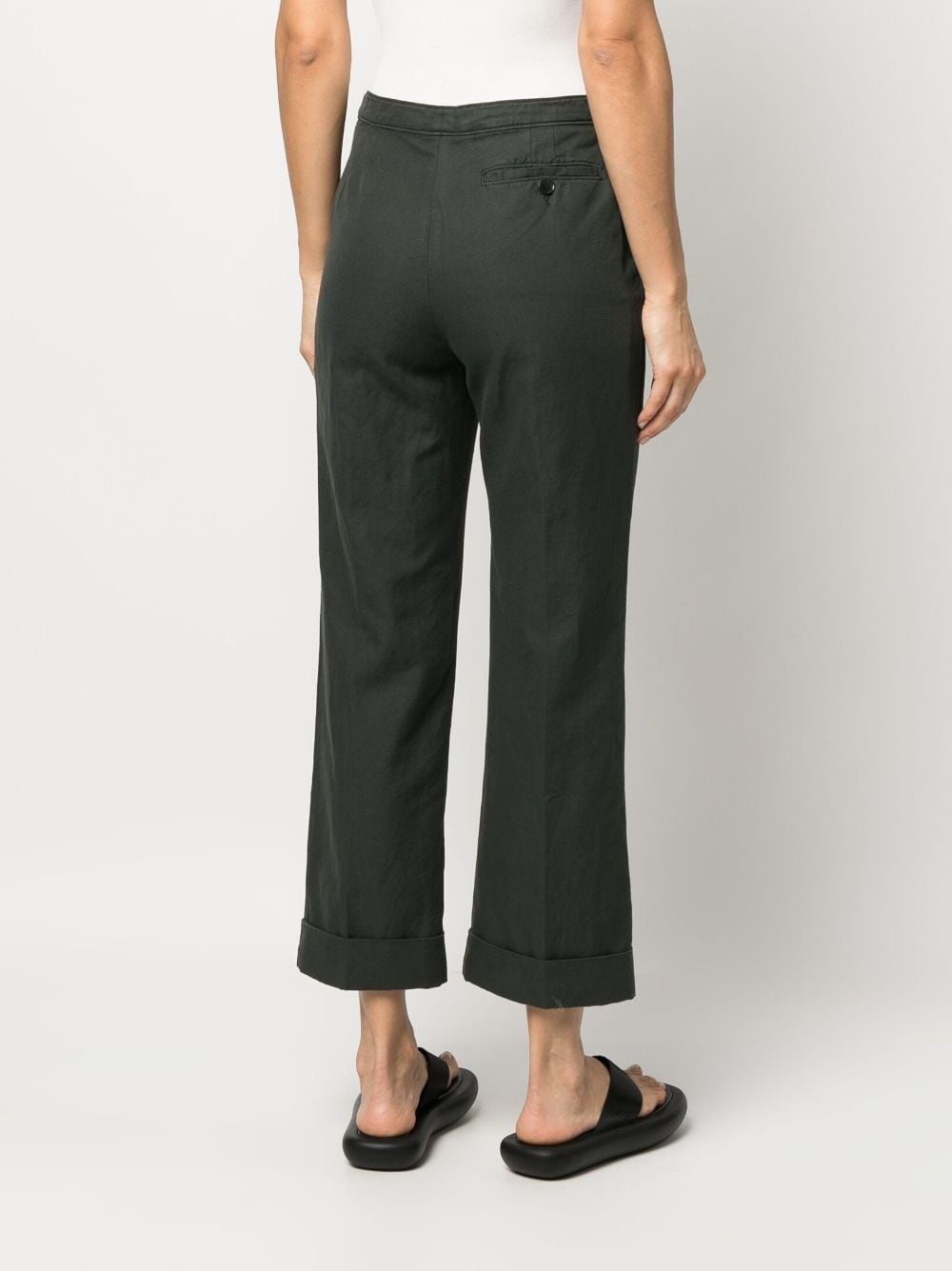 cropped flared trousers - 4