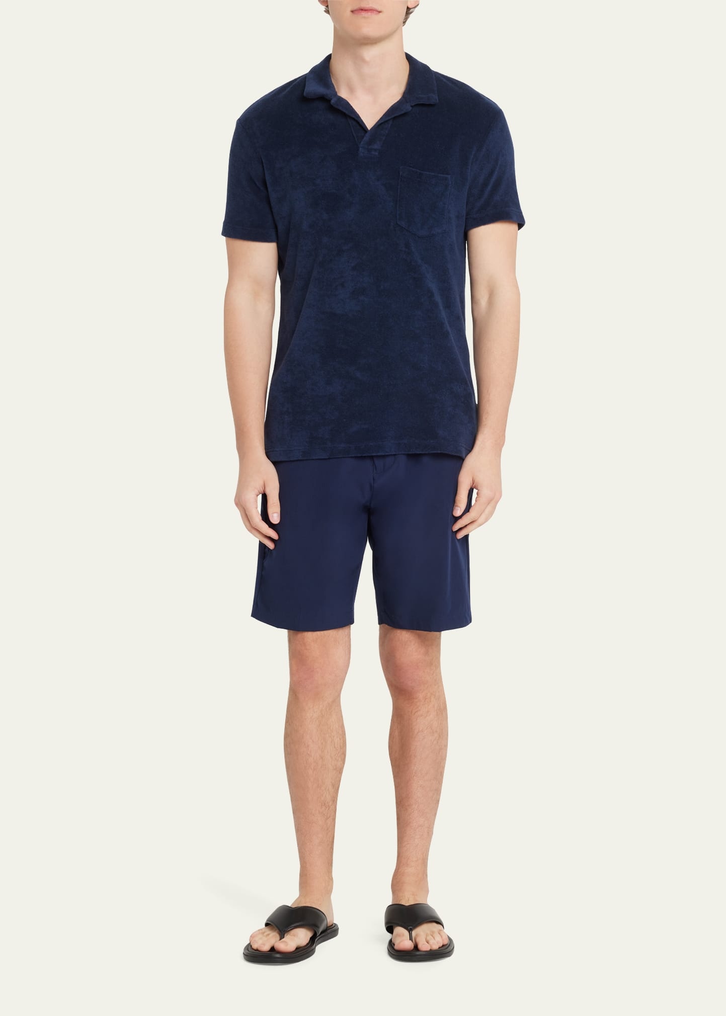 Men's Cotton Terry Polo Shirt - 2