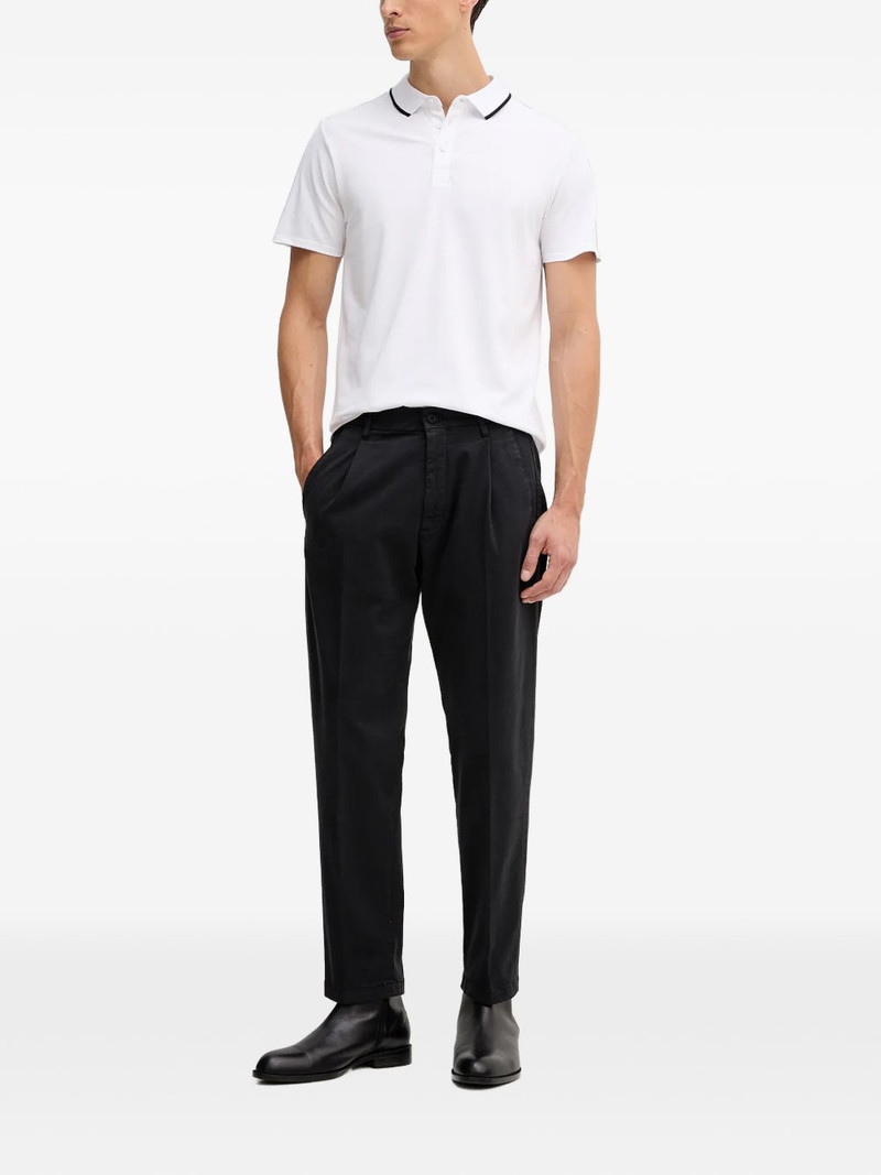 GUESS USA Paul pique trim polo shirt outlook