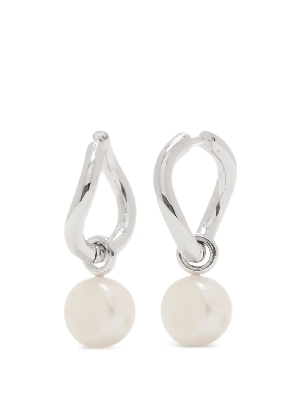 Serenity pearl-charm earrings - 1