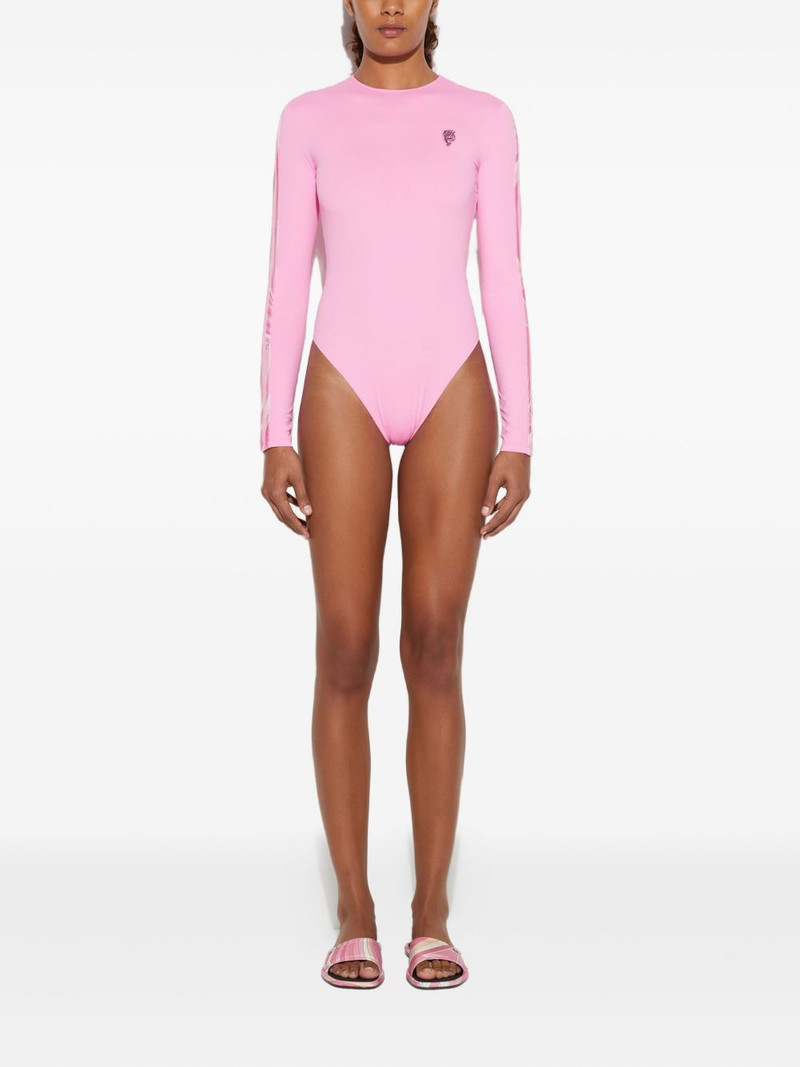 PUCCI long-sleeve panelled swimsuit outlook