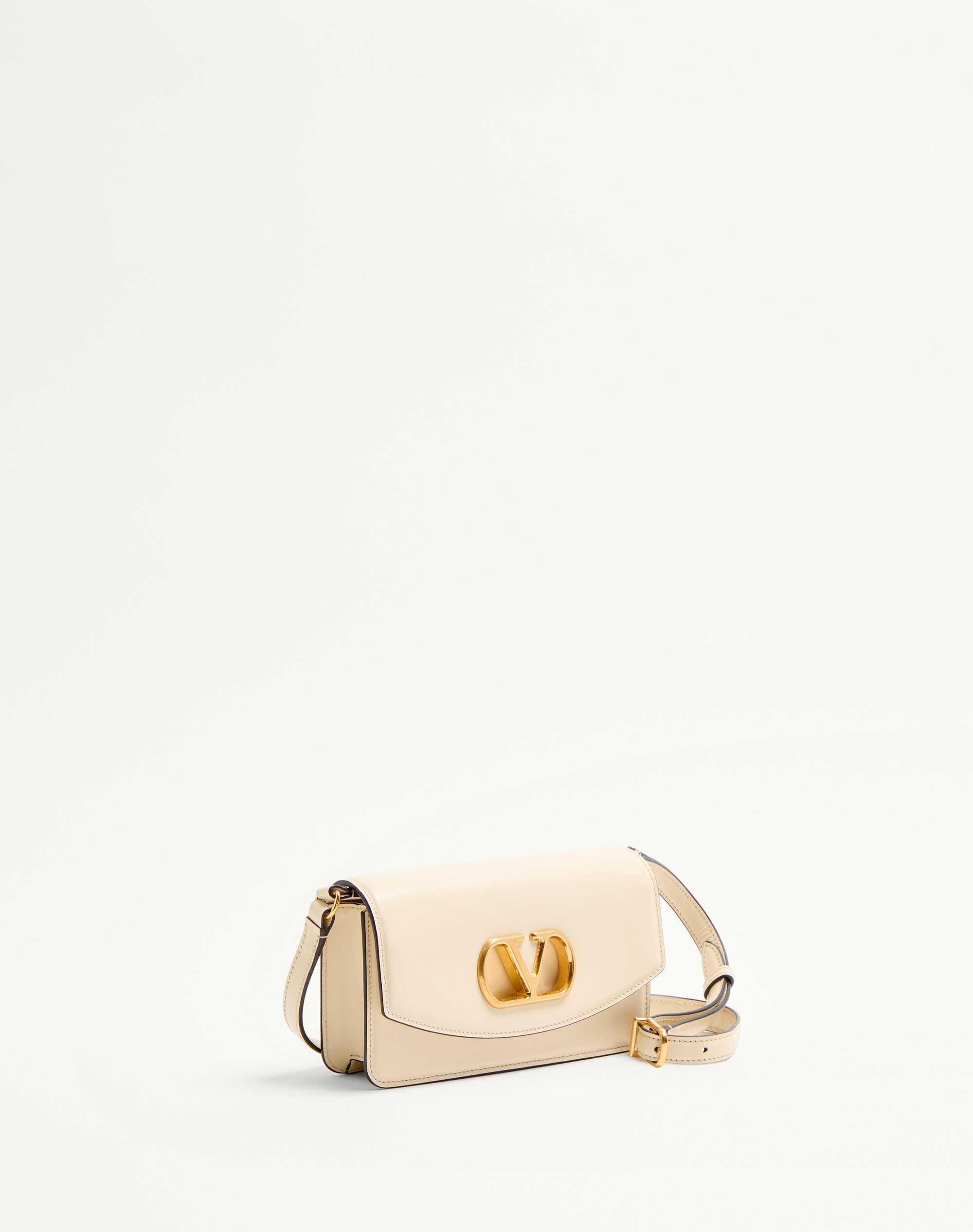 VALENTINO GARAVANI VAIN CLUTCH BAG IN SHINY CALFSKIN - 3