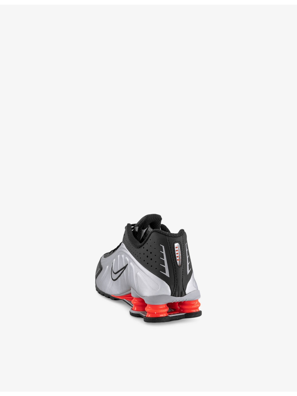 Shox R4 Leather and Mesh Mid-Top Trainers - 4