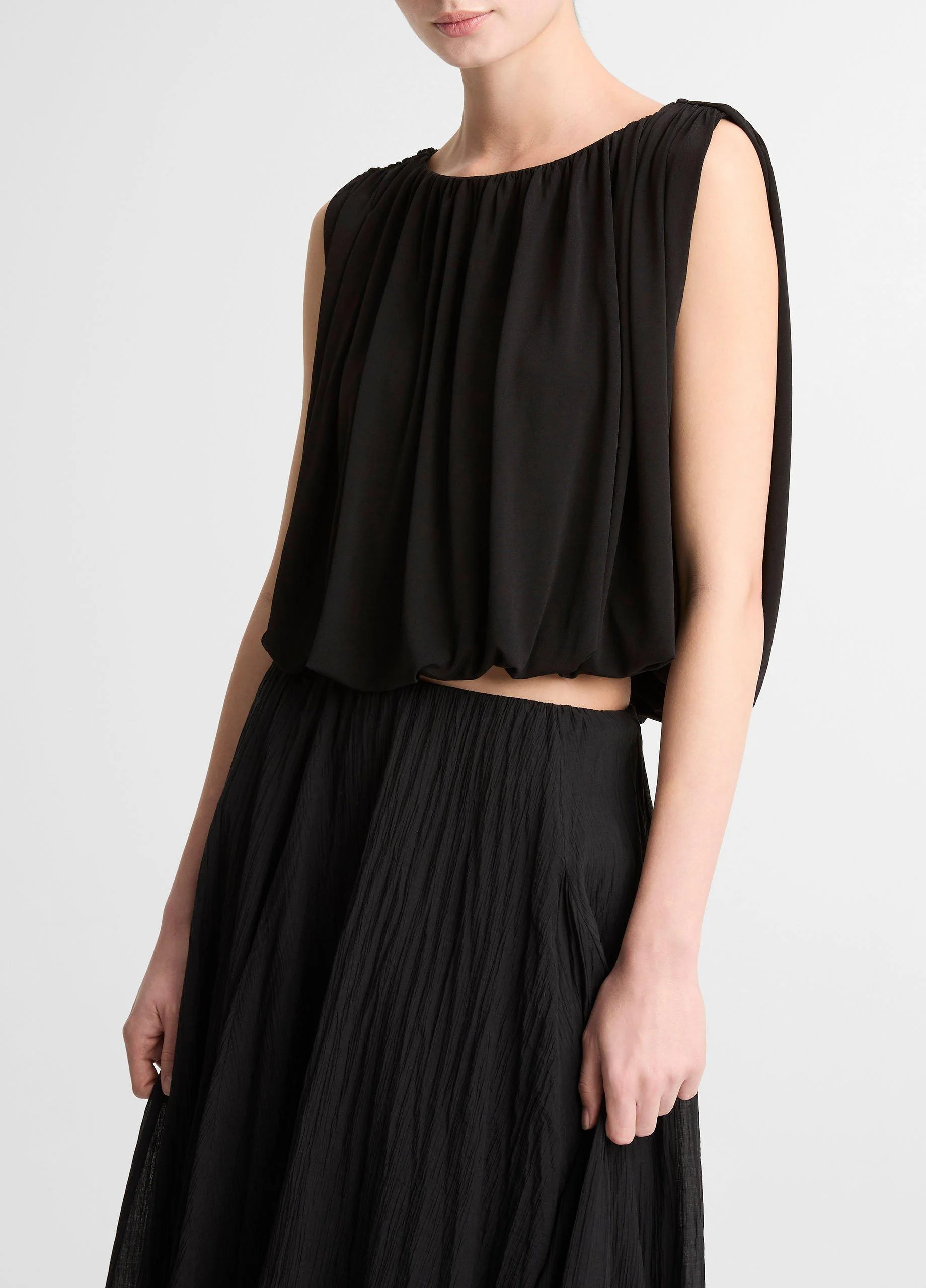 Matte Jersey Bubble Top - 1