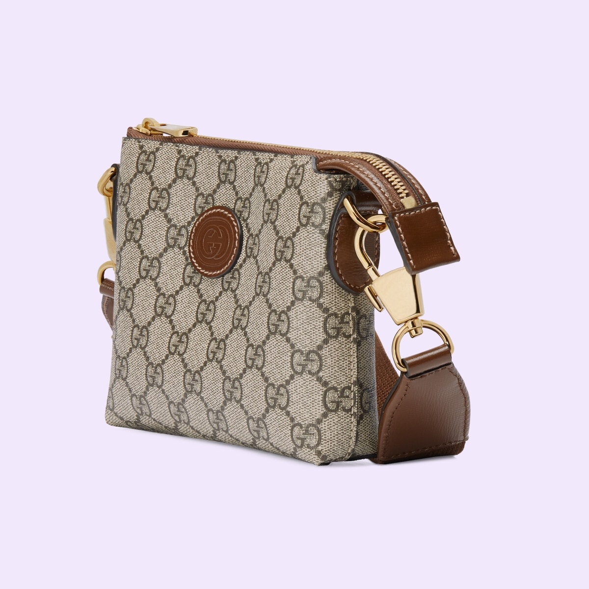 Messenger bag with Interlocking G - 1