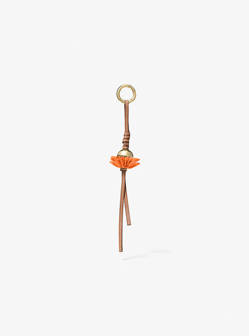 MICHAEL KORS Leather Flower Bag Charm outlook