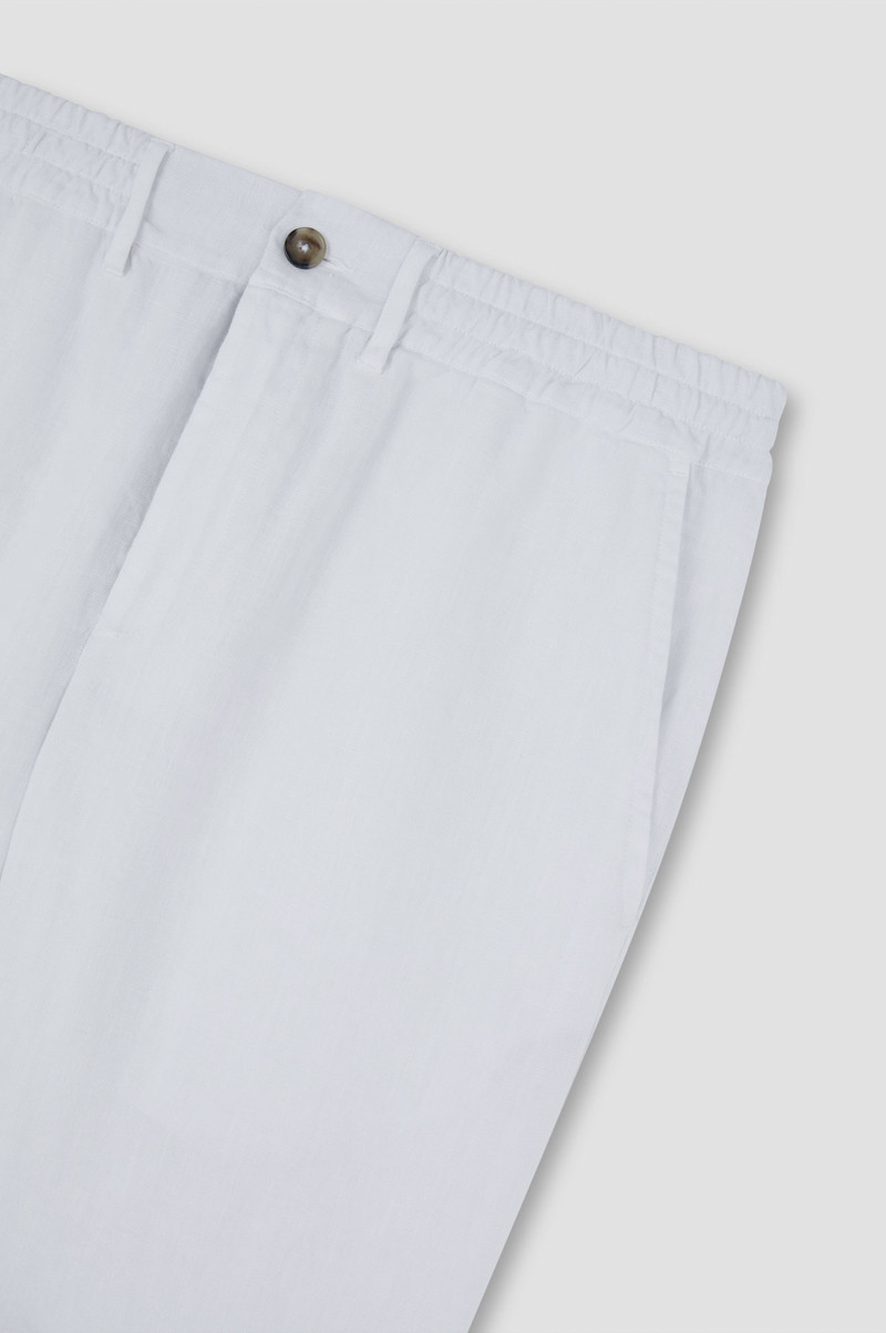 GARMENT-DYED LINEN BERMUDA 5