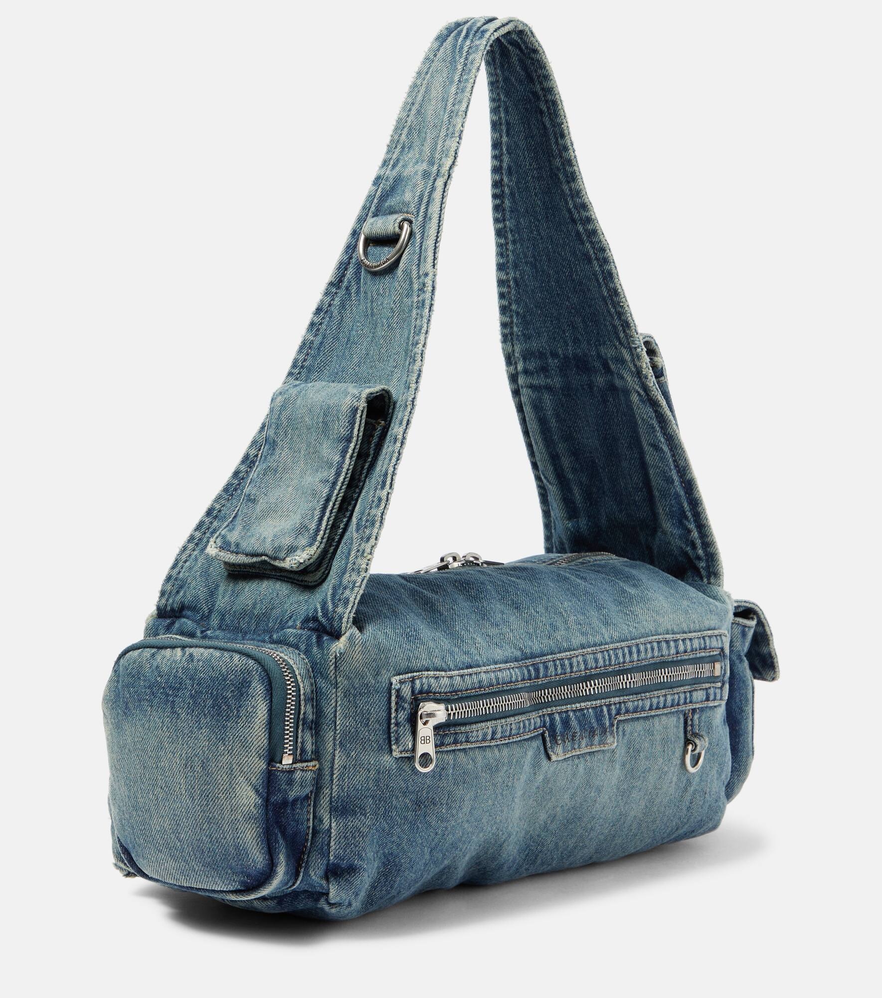 Superbusy Small denim crossbody bag - 4