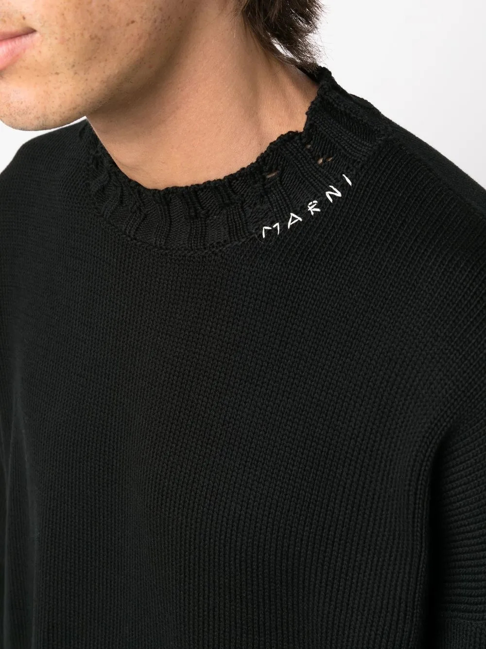 MARNI - Men Twisted Crewneck Sweater - 4