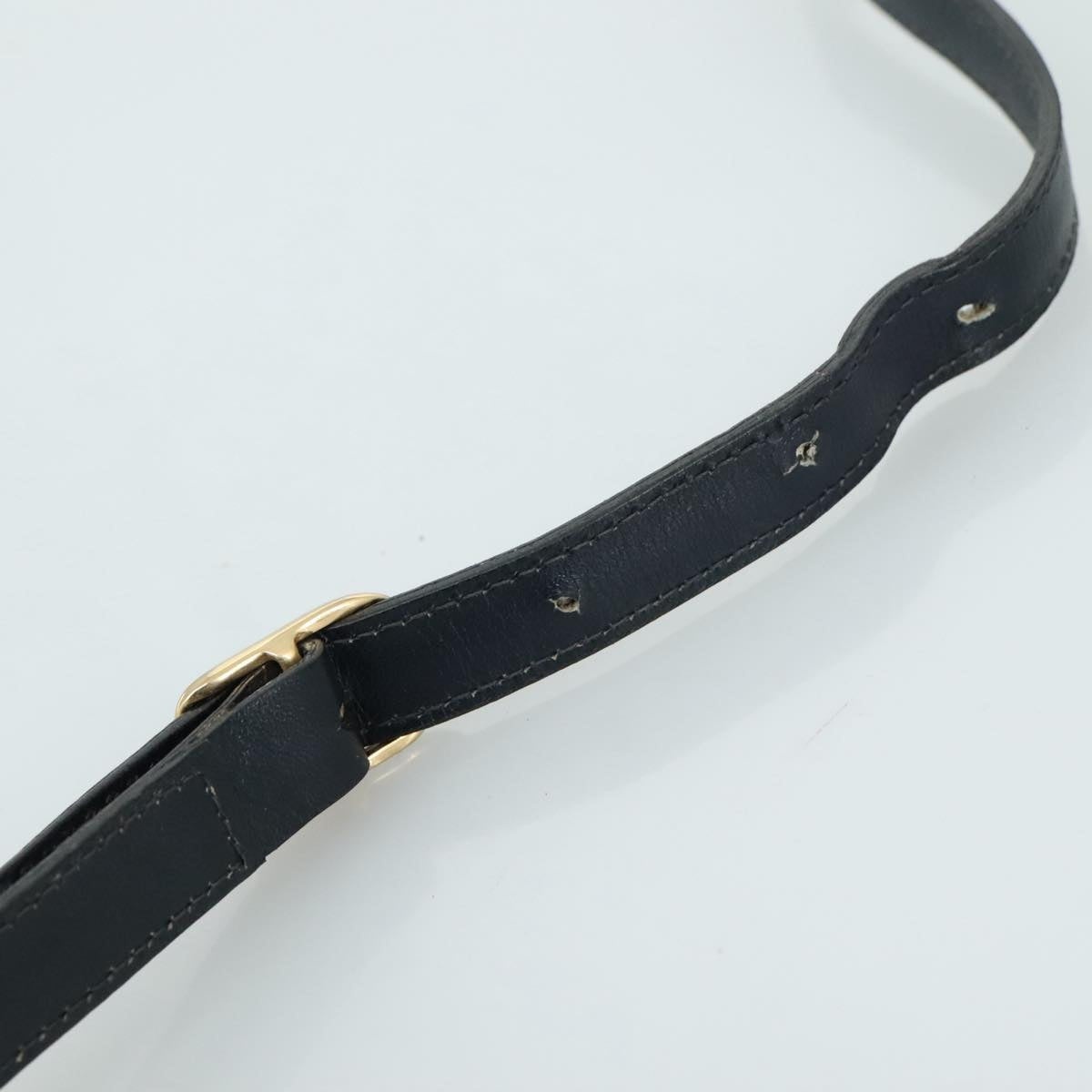 CELINE Macadam Canvas Shoulder Bag Coated Canvas Navy - 8