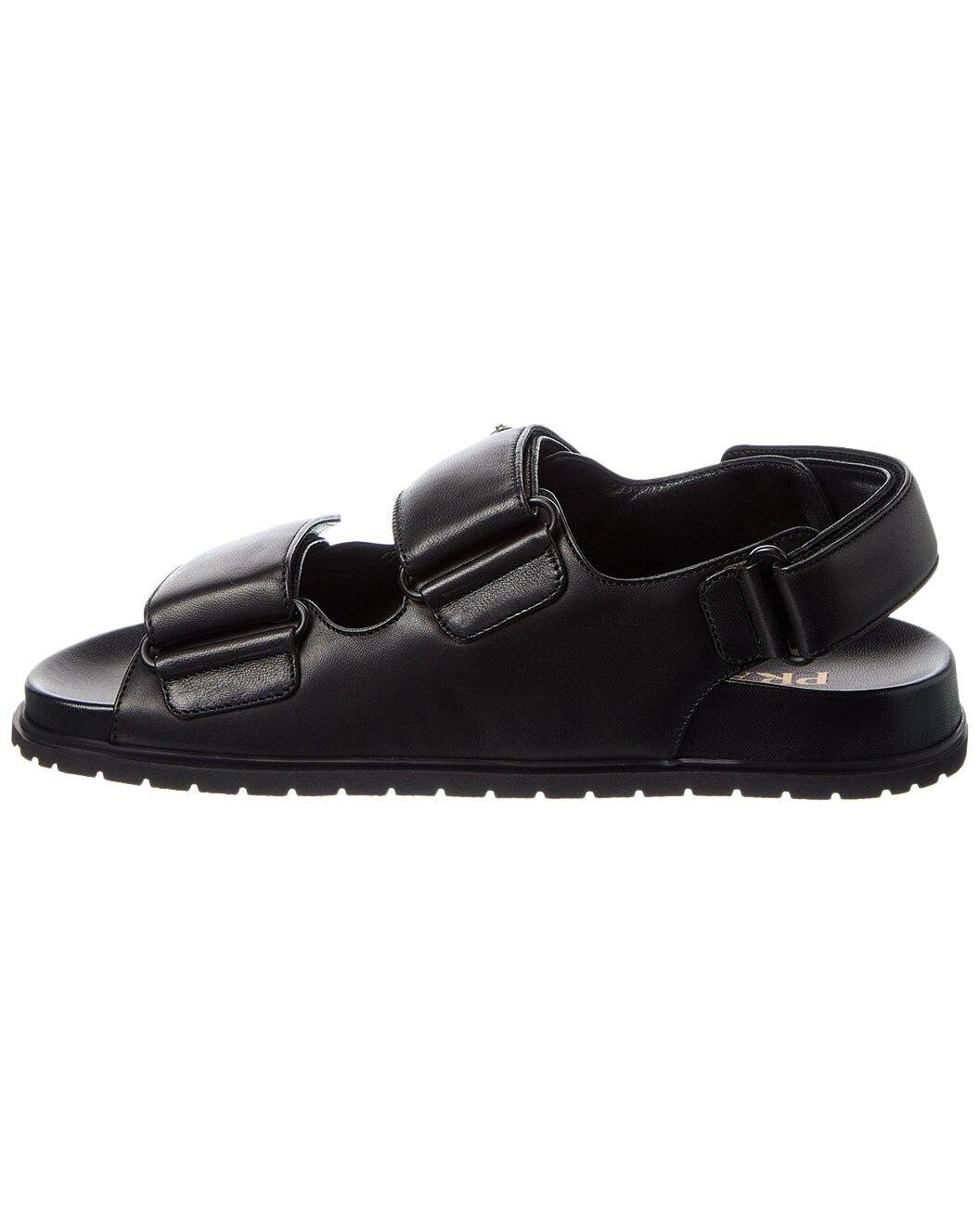 Prada Logo Leather Sandal - 2