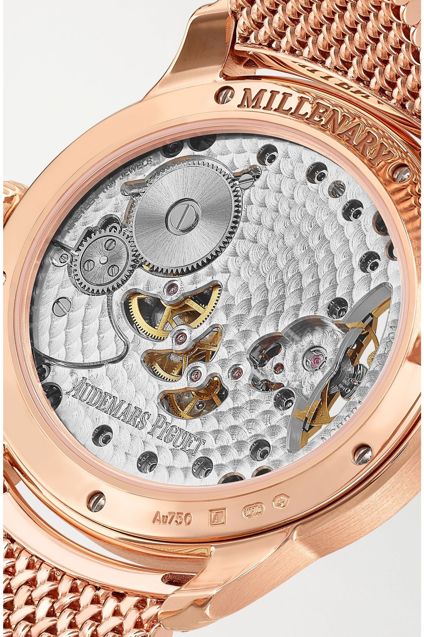 Millenary 39.5mm 18-karat pink gold, diamond and mother-of-pearl watch - 6