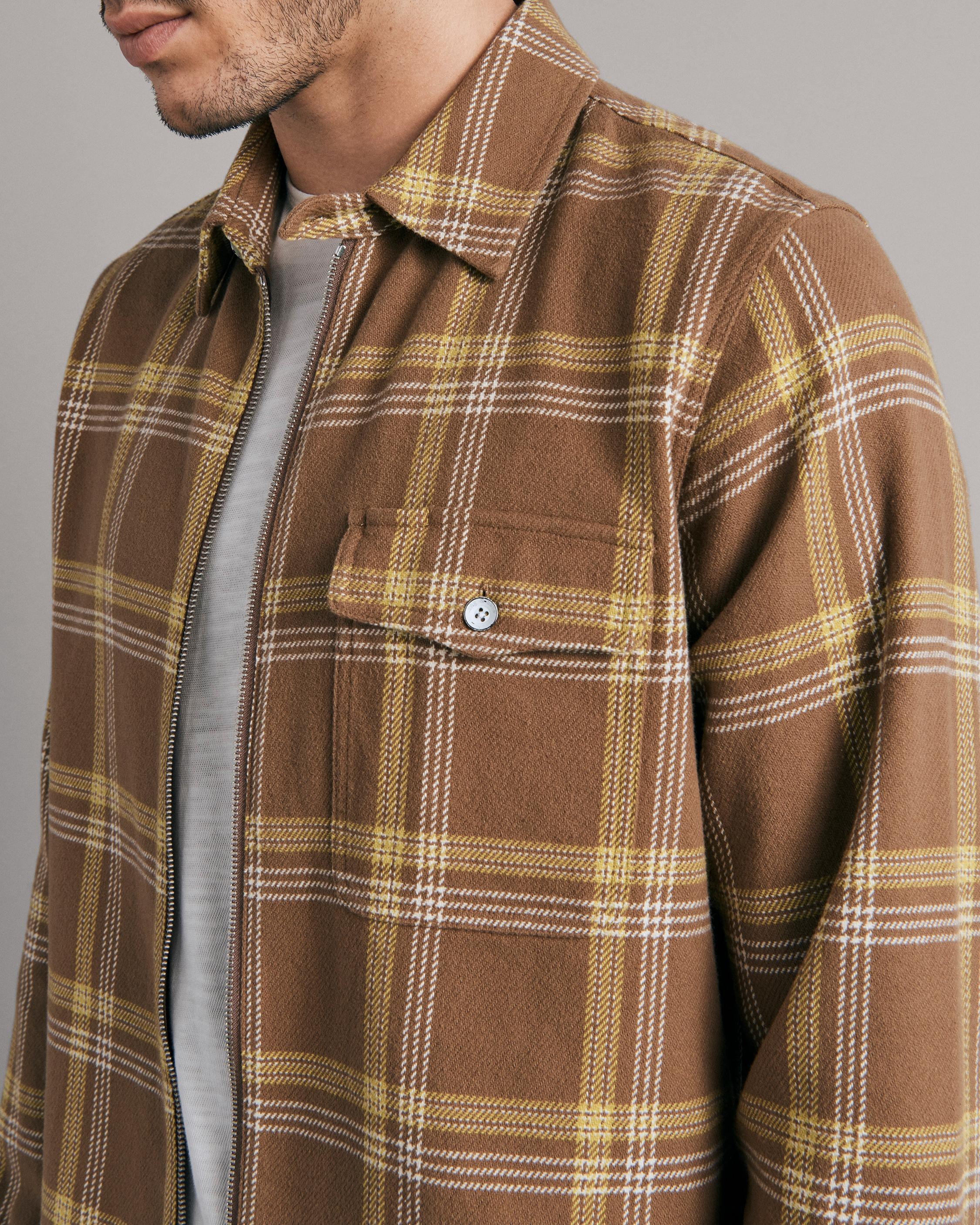 Zip Dalton Wool Shirt Jacket
Relaxed Fit Jacket - 6