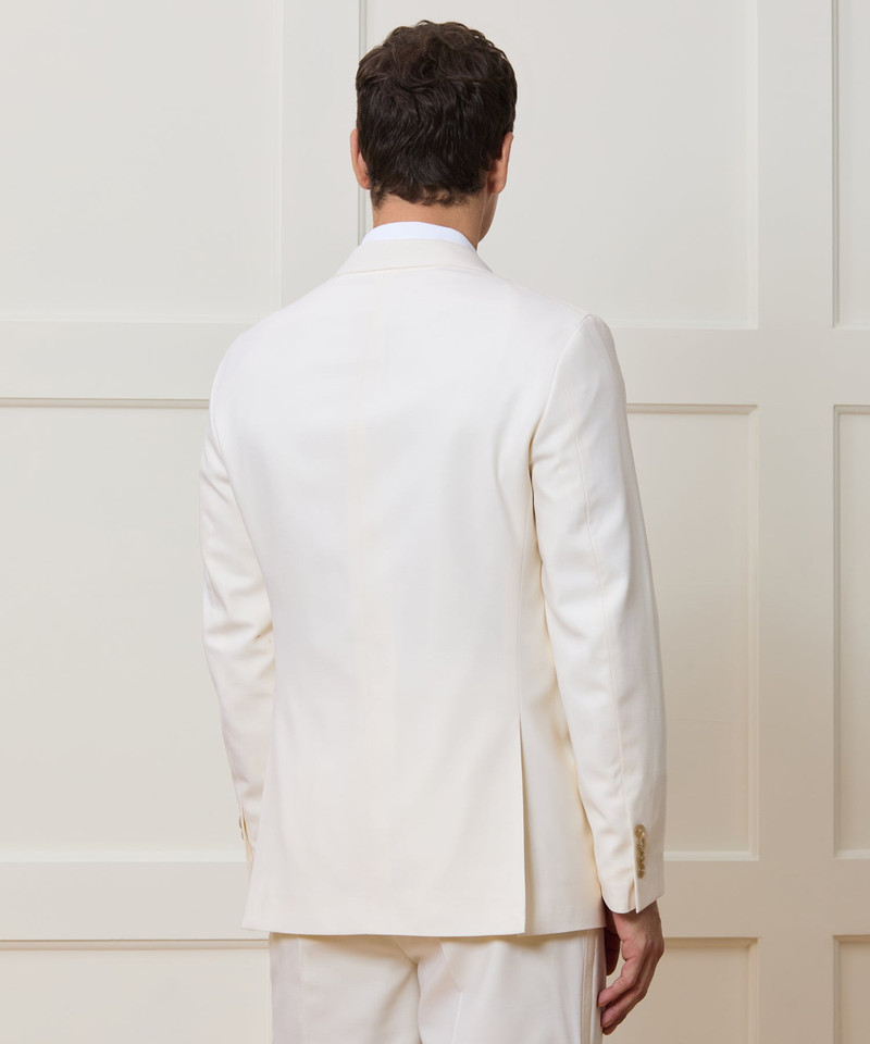 Italian Wool Double-Breasted Tuxedo Jacket 4