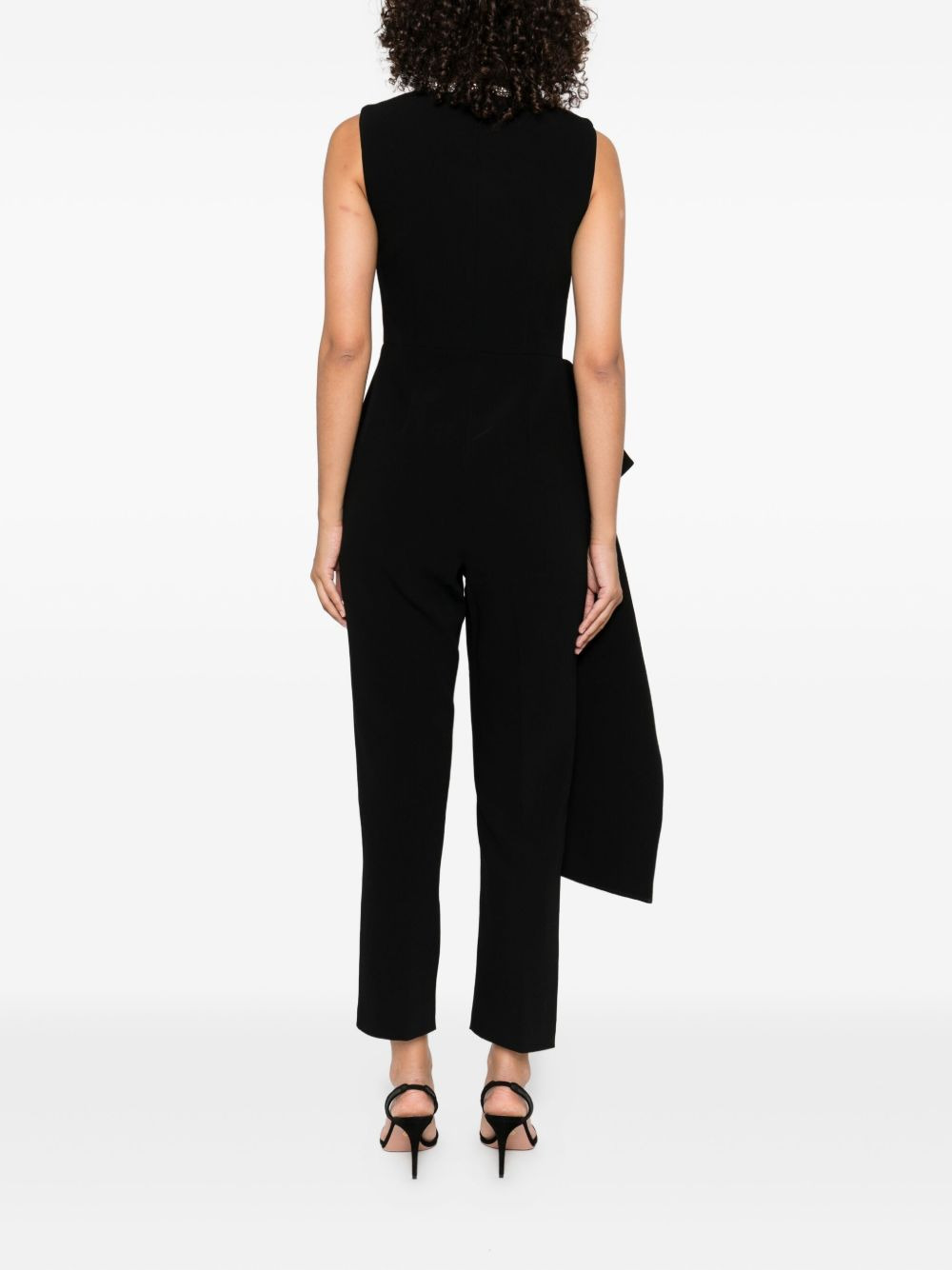 embellished peplum jumpsuit - 4