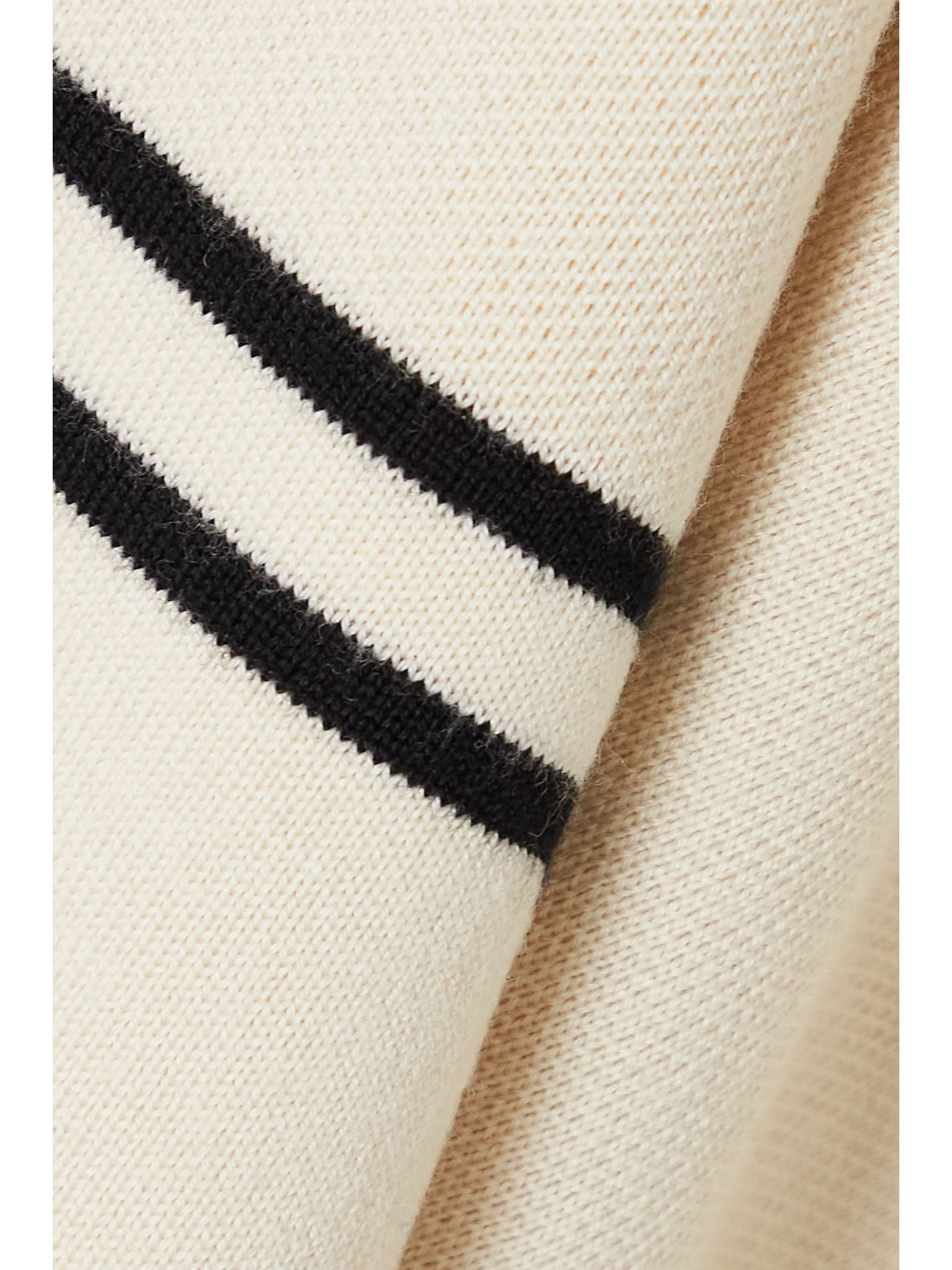 Horsebit wool-jacquard mini dress Cream - 4