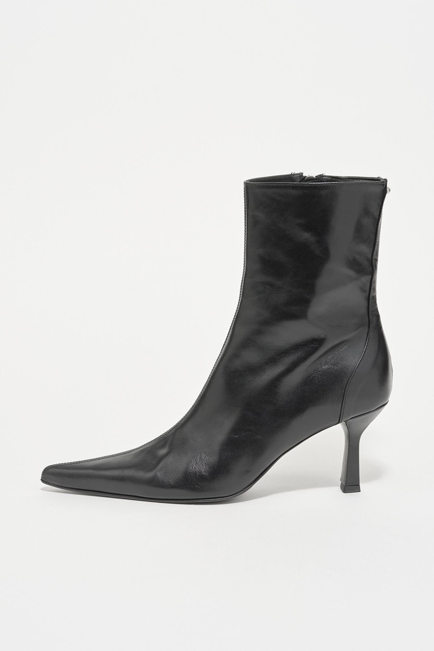 Slim Boot True Dyed Black Leather - 1