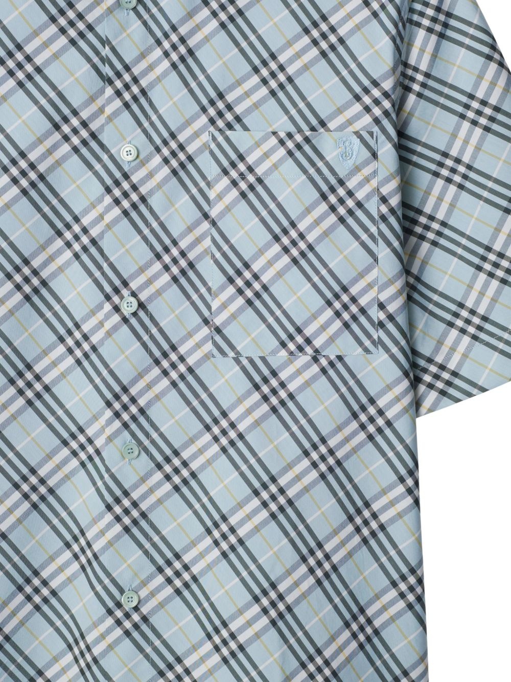 check-pattern shirt - 2