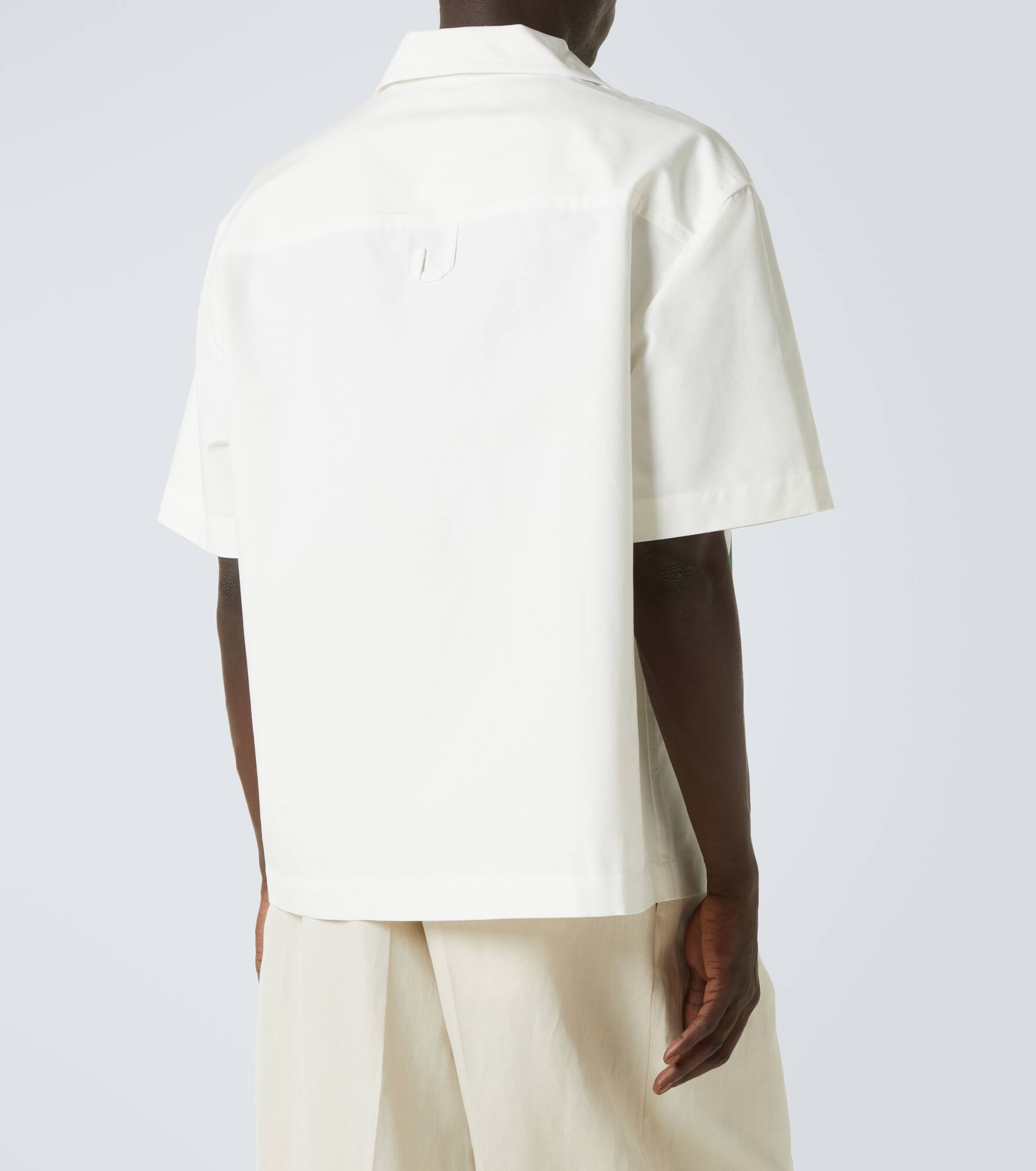 Jean printed cotton bowling shirt - 4