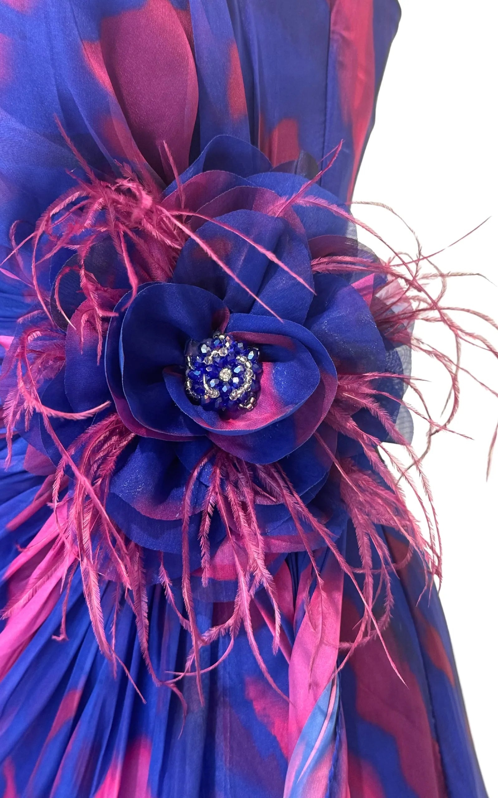 Dekolte - Strapless Purple Cocktail Party Dress - 4