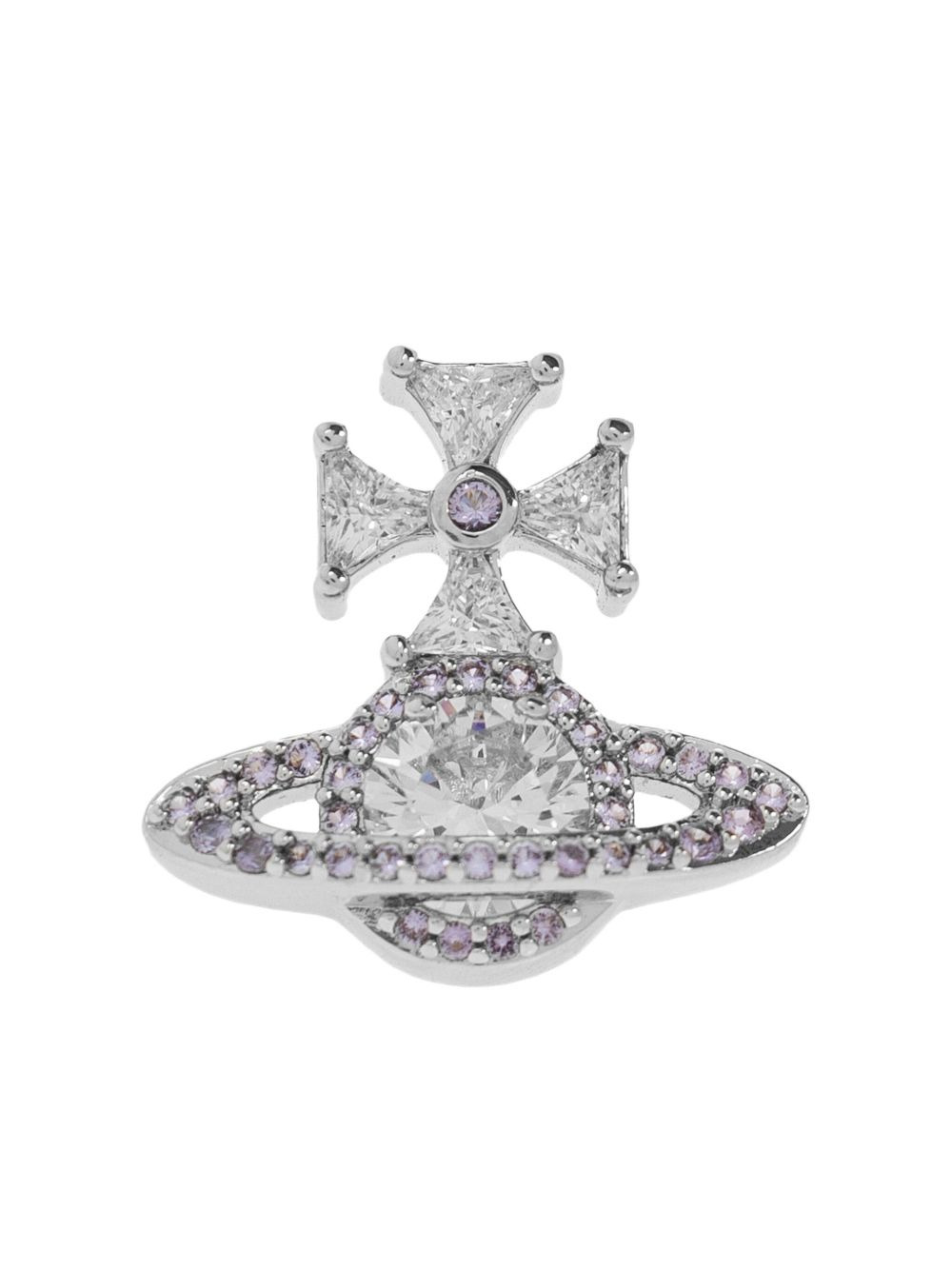 Orb cross earrings - 4