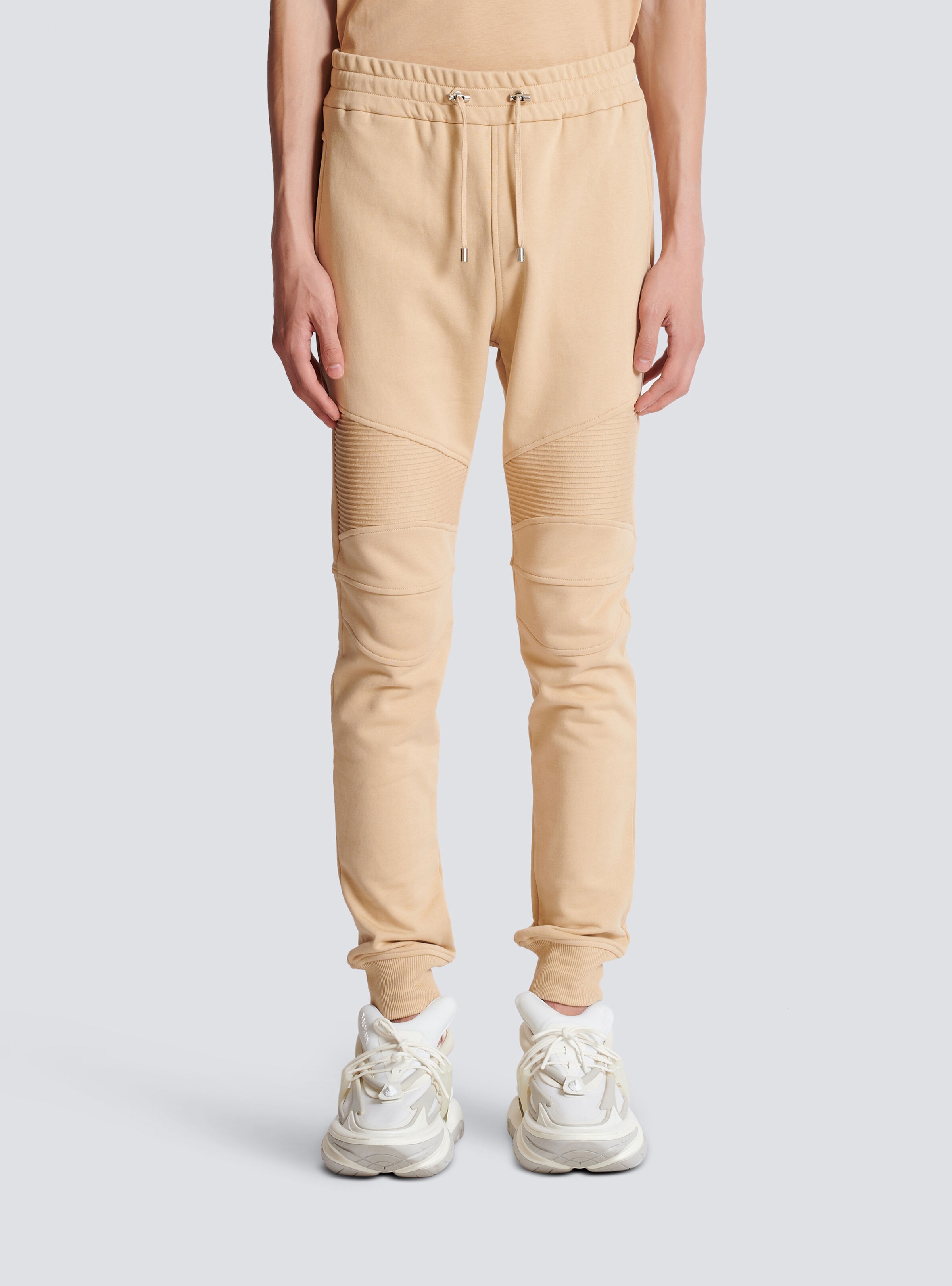 Balmain Paris flocked joggers - 5