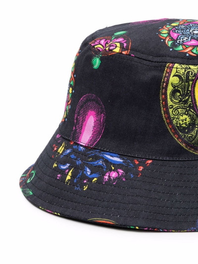 VERSACE JEANS COUTURE logo-print bucket hat outlook